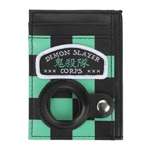 Bioworld Demon Slayer Corps Men's Black & Green Tracker Pouch Wallet